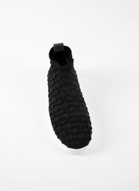 Baskets pétales en cuir - Noir