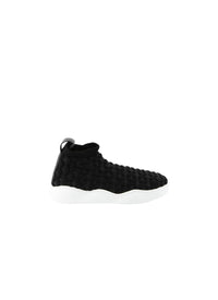 Baskets pétales en cuir - Noir