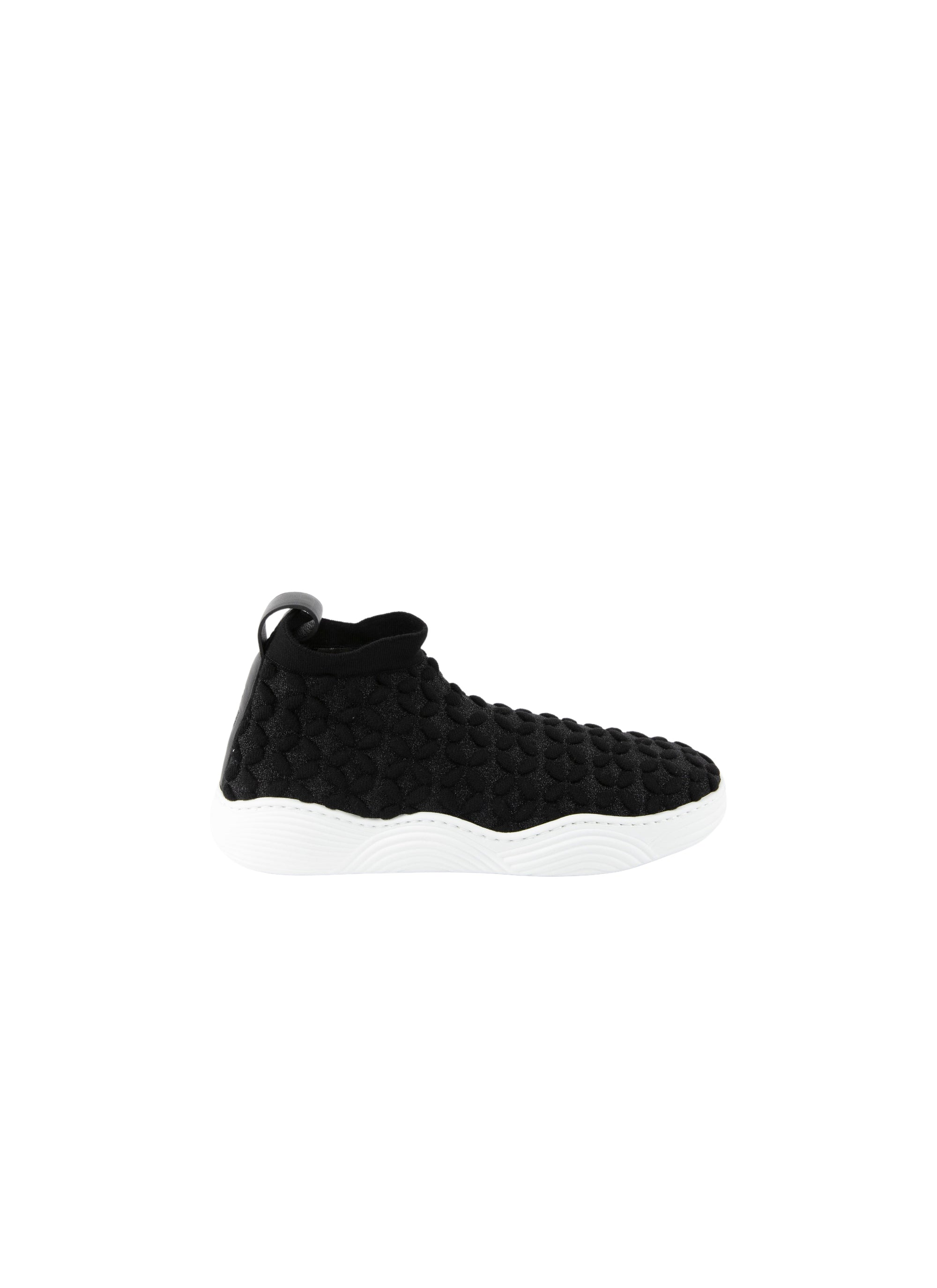 Baskets pétales en cuir - Noir