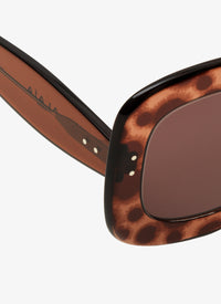 Rectangular glasses - Brown