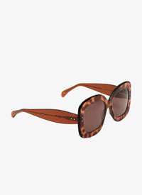 Rectangular glasses - Brown