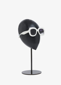 Squared oversize sunglasses - White & Grey