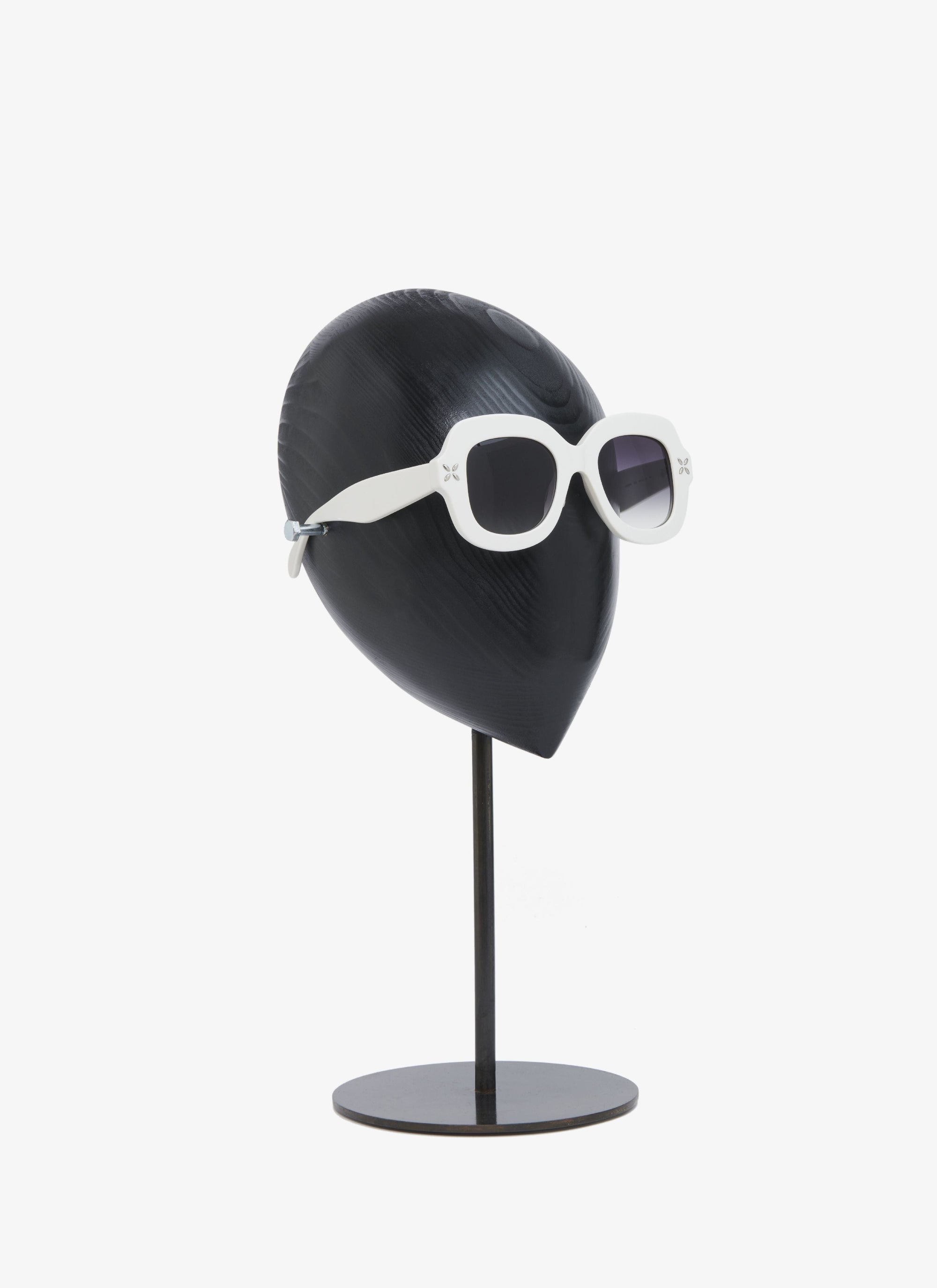 Squared oversize sunglasses - White & Grey