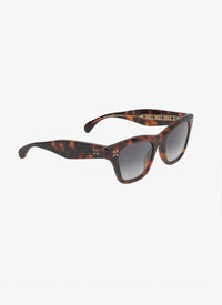 Rectangular Sunglasses - Havana & Brown