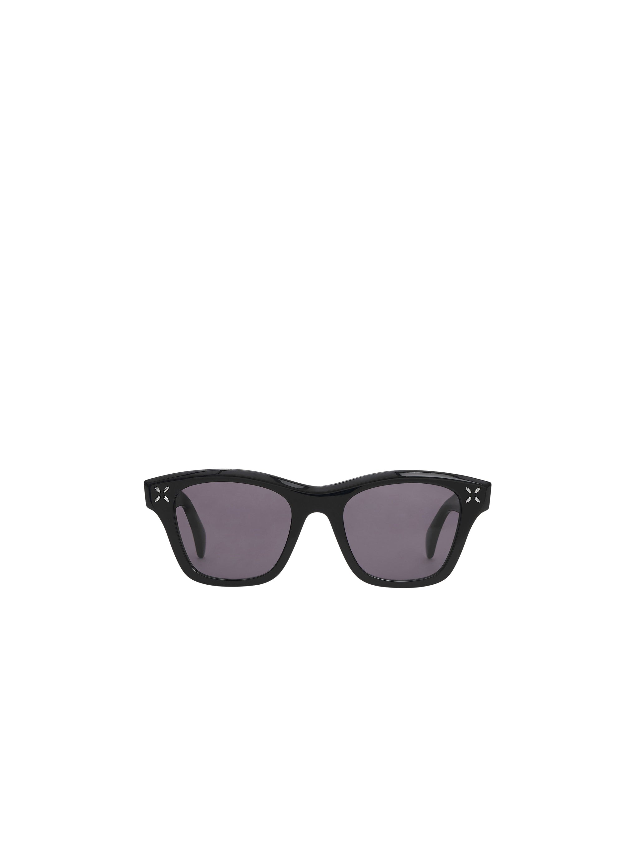 Lunettes de soleil rectangulaires - Noir & Gris