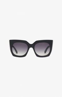 Square Sunglasses - Black & Grey
