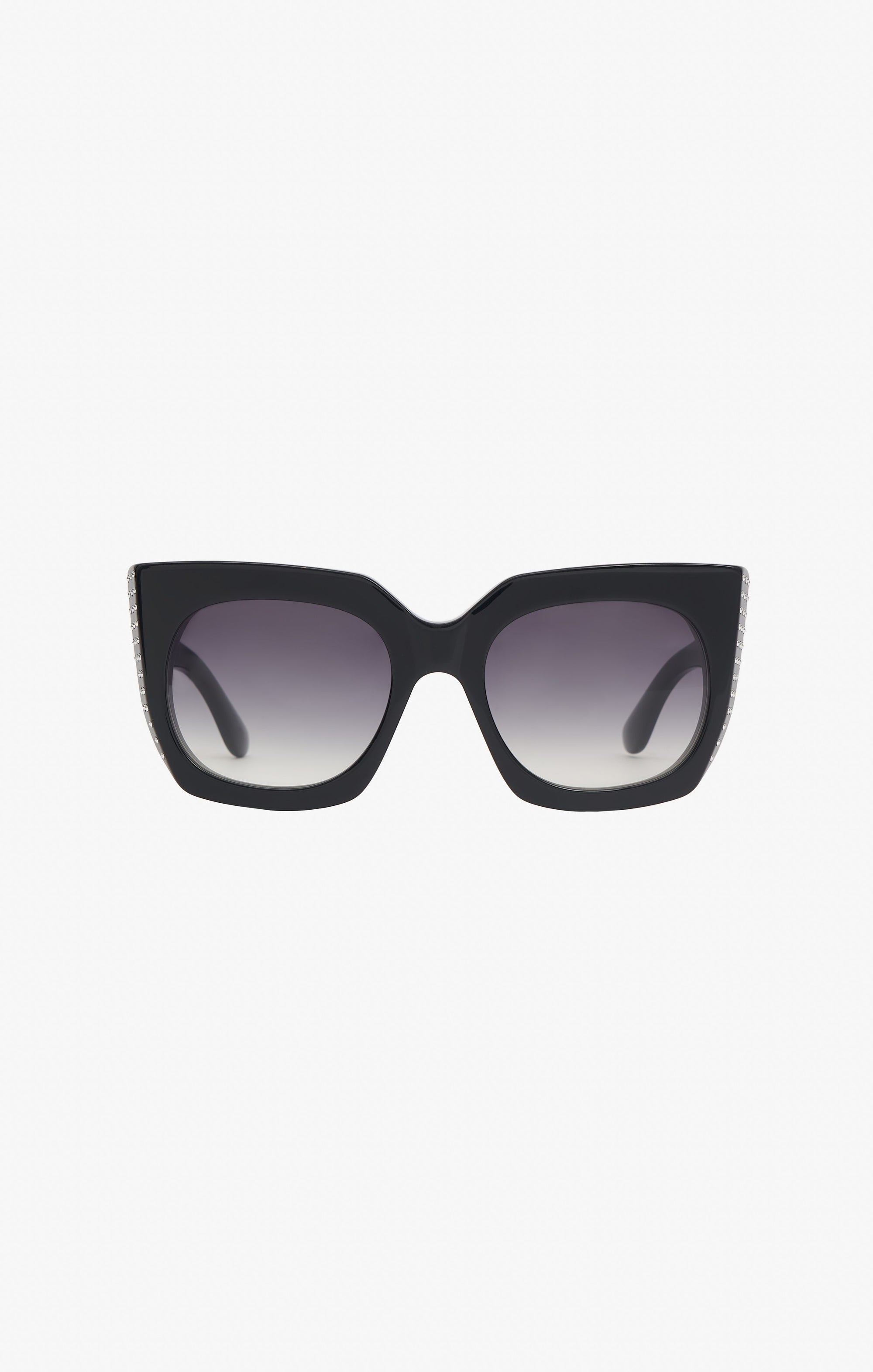 Square Sunglasses - Black & Grey