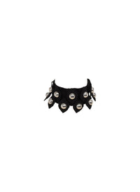 Embroidered mesh choker - Black Alaïa