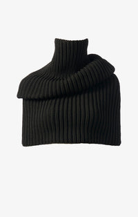 Écharpe Detroit plastron - Noir Alaïa
