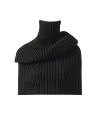 Écharpe Detroit plastron - Noir Alaïa