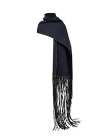 Écharpe en denim - Bleu Denim