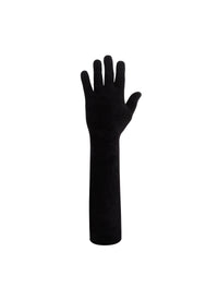 Gants en velours - Noir Alaïa