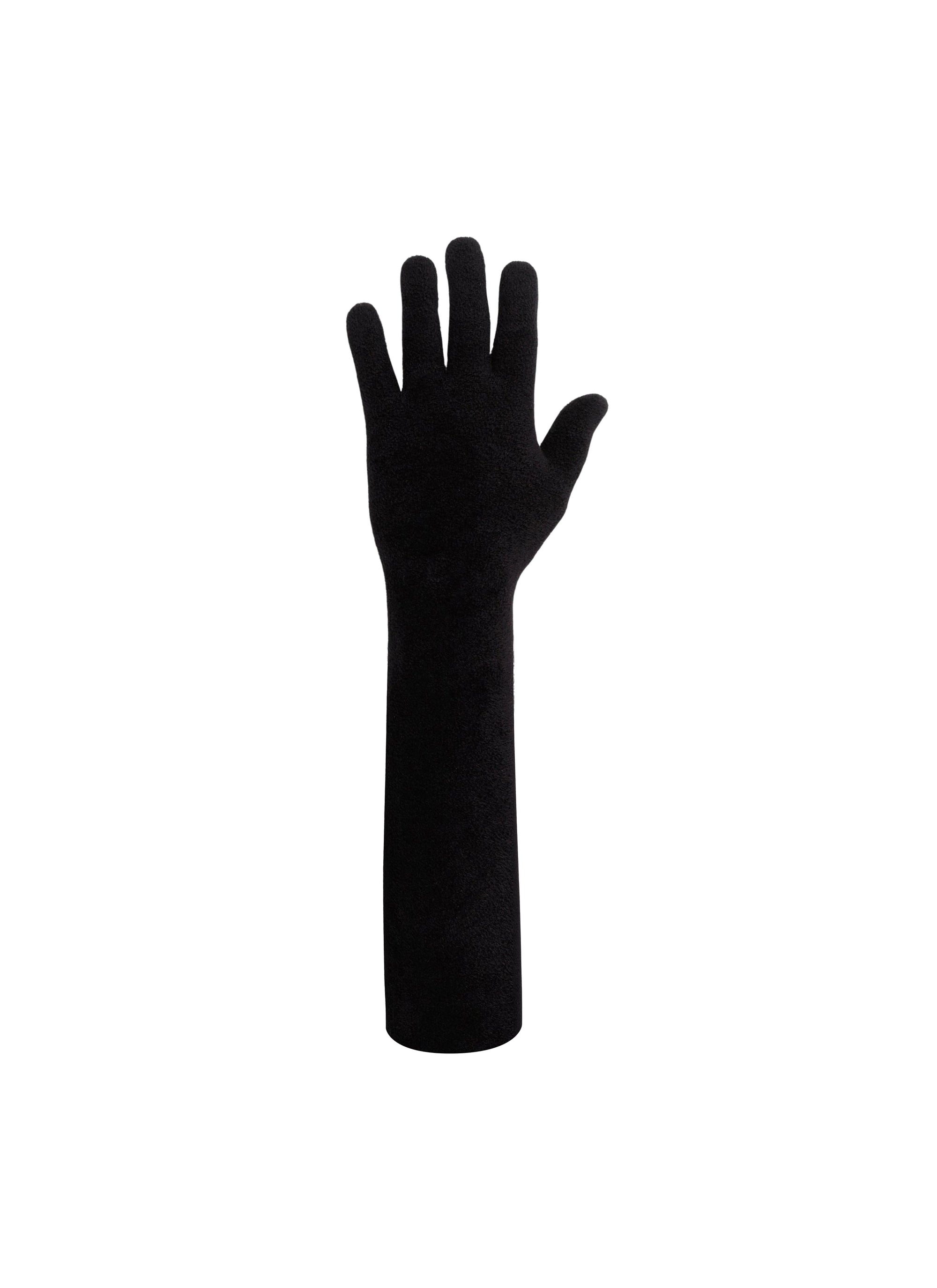 Gants en velours - Noir Alaïa