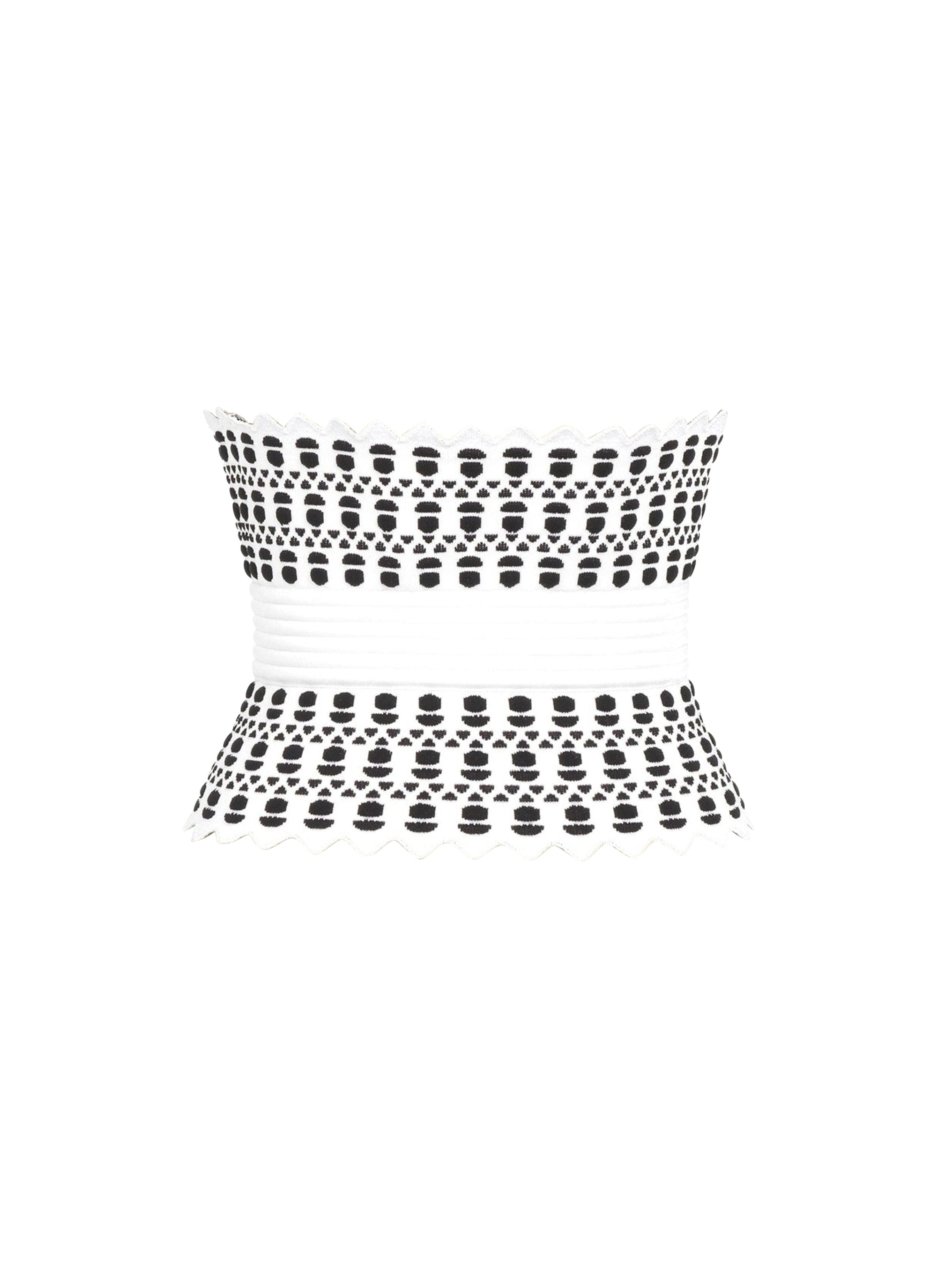 Ceinture corset - Blanc & Noir