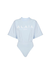 Body tshirt - Sky & White