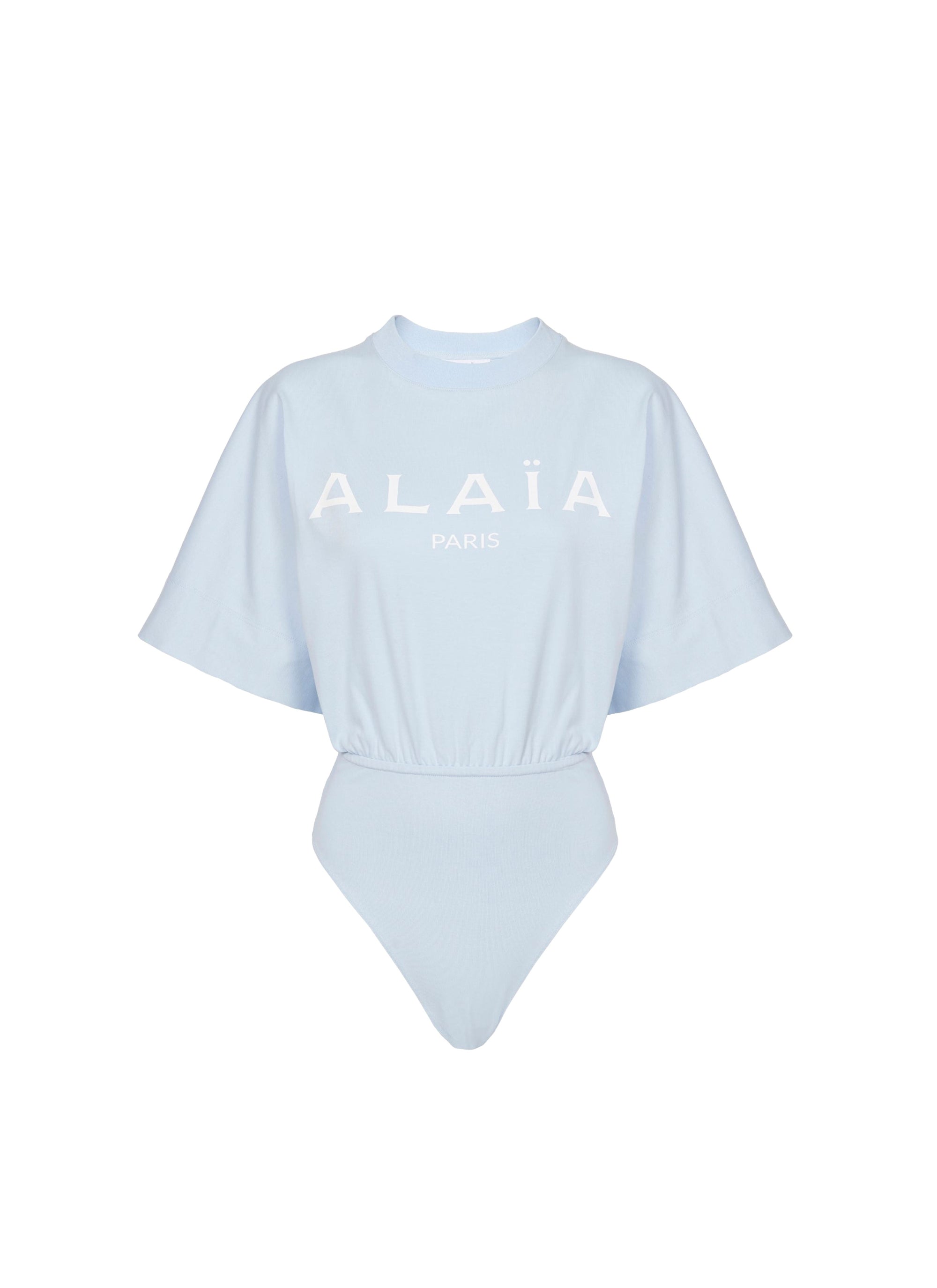 Body tshirt - Sky & White