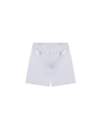 Short stretch taille haute - Blanc