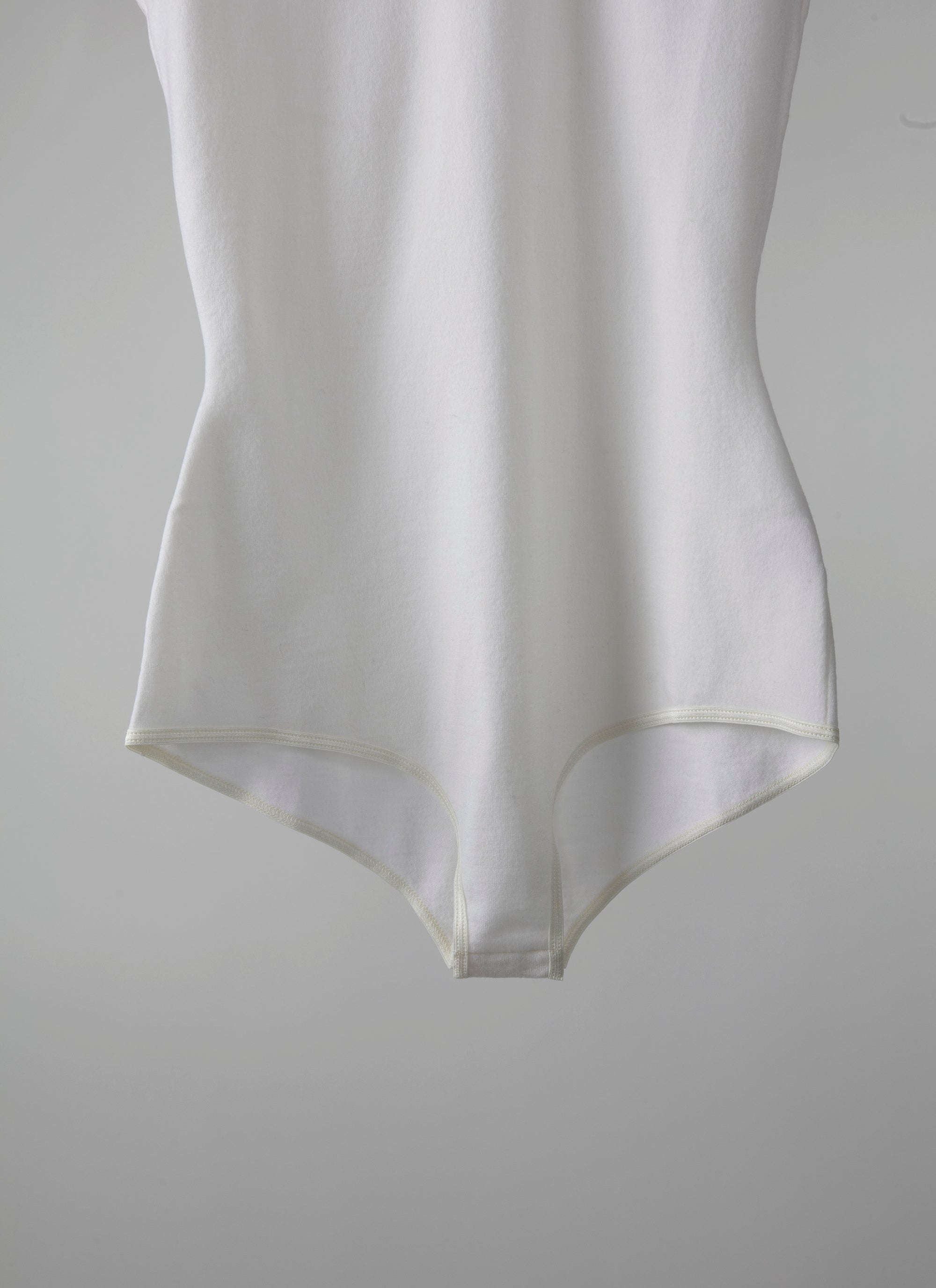 Body sans manches en laine - Blanc Nacre