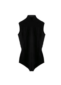 Body sans manches en laine - Noir