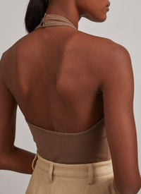 Body sans manches dos nu - Savane