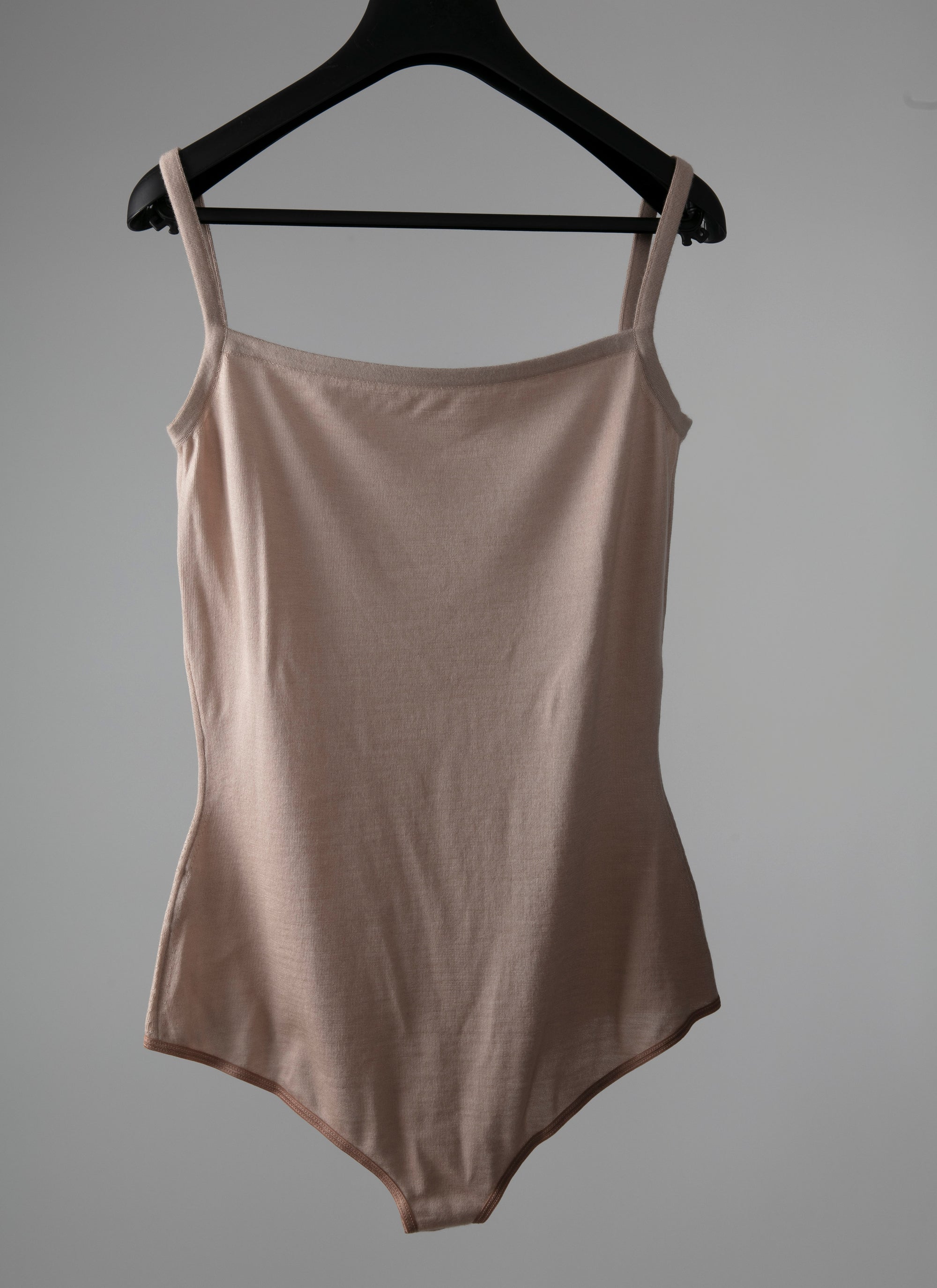 Body bretelles en cachemire - Sable