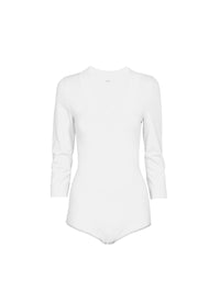 Body manche 3/4 - Blanc Optique
