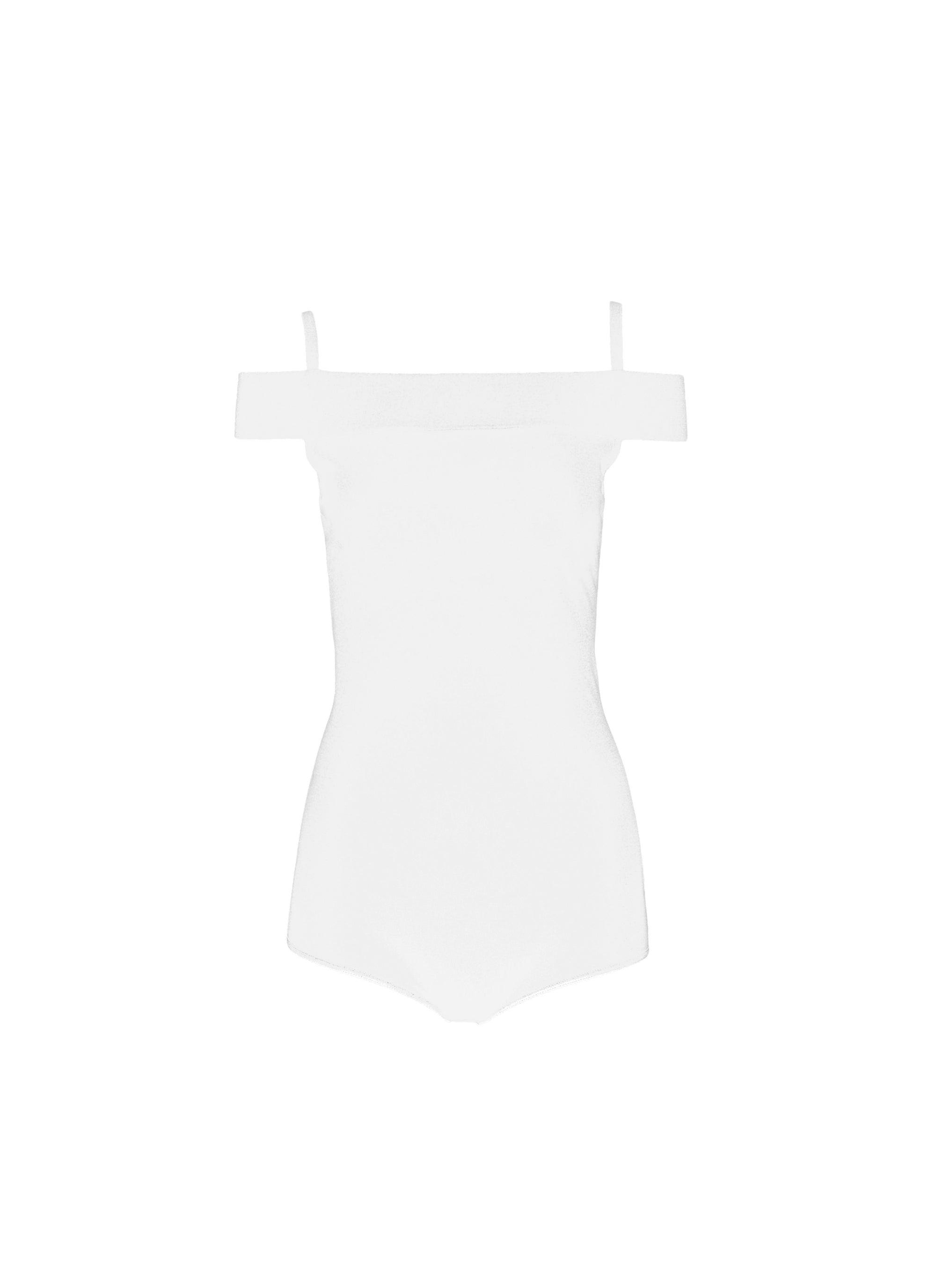 Off-shoulder bodysuit - Optic White