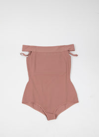 Off-shoulder bodysuit - Flesh Pink
