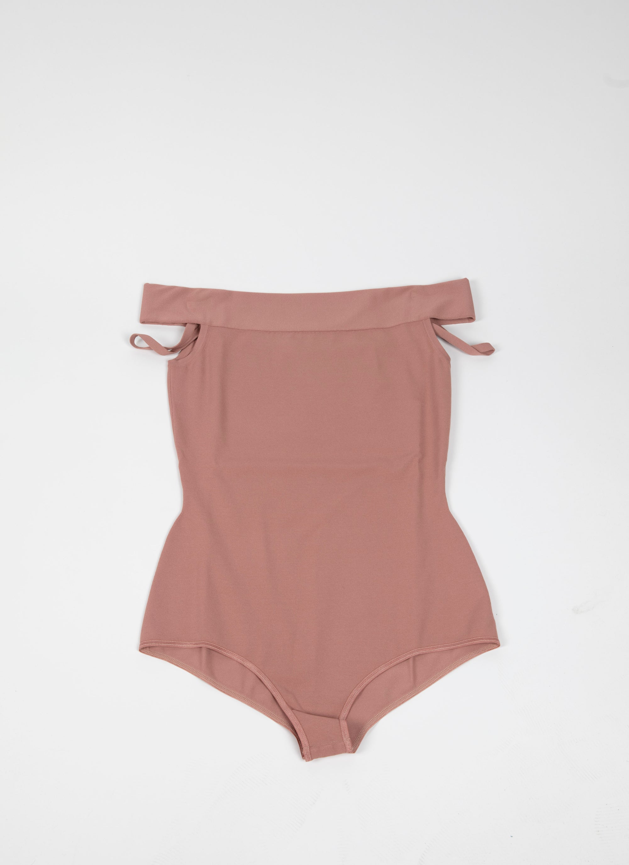 Off-shoulder bodysuit - Flesh Pink