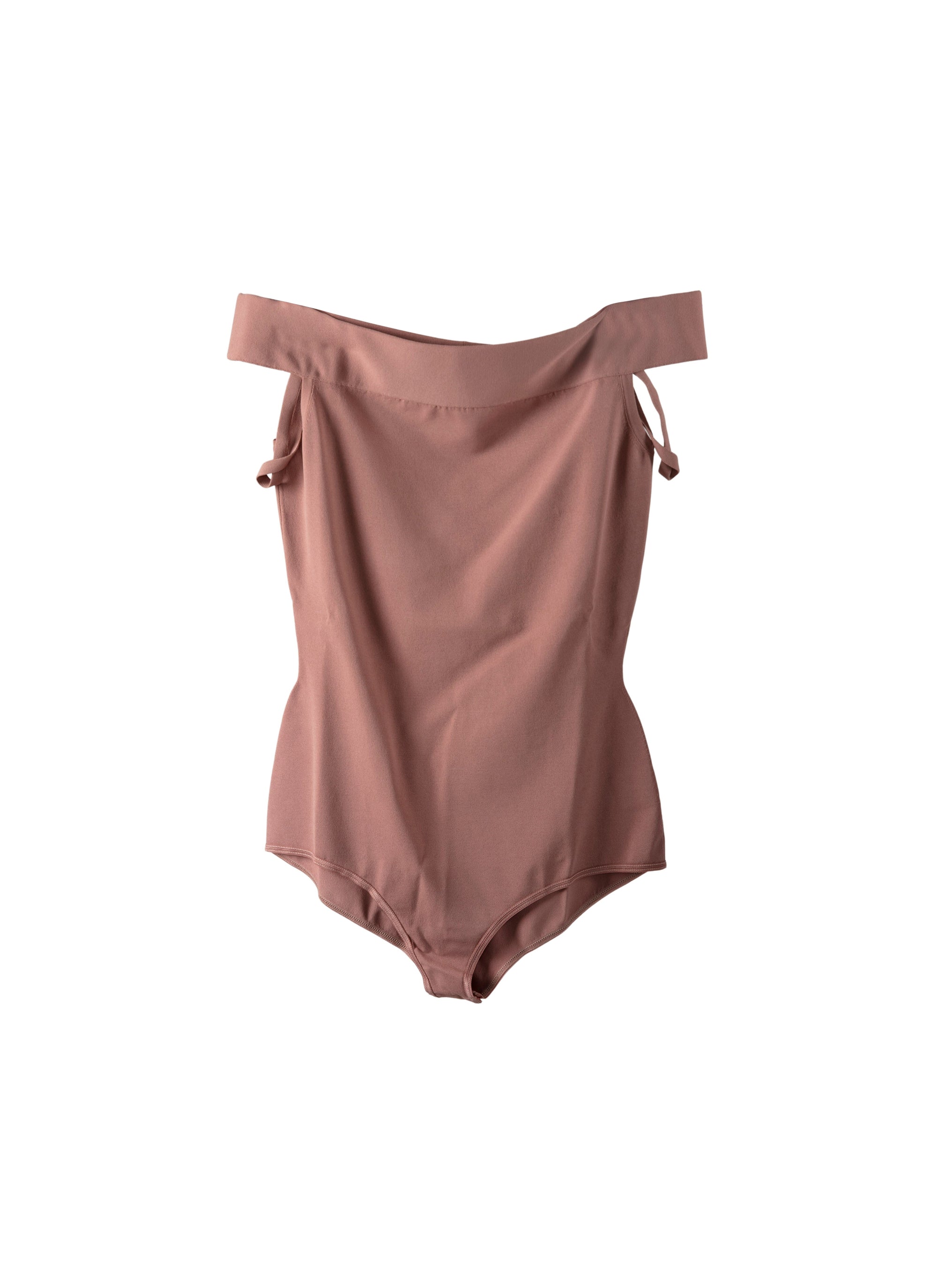 Off-shoulder bodysuit - Flesh Pink