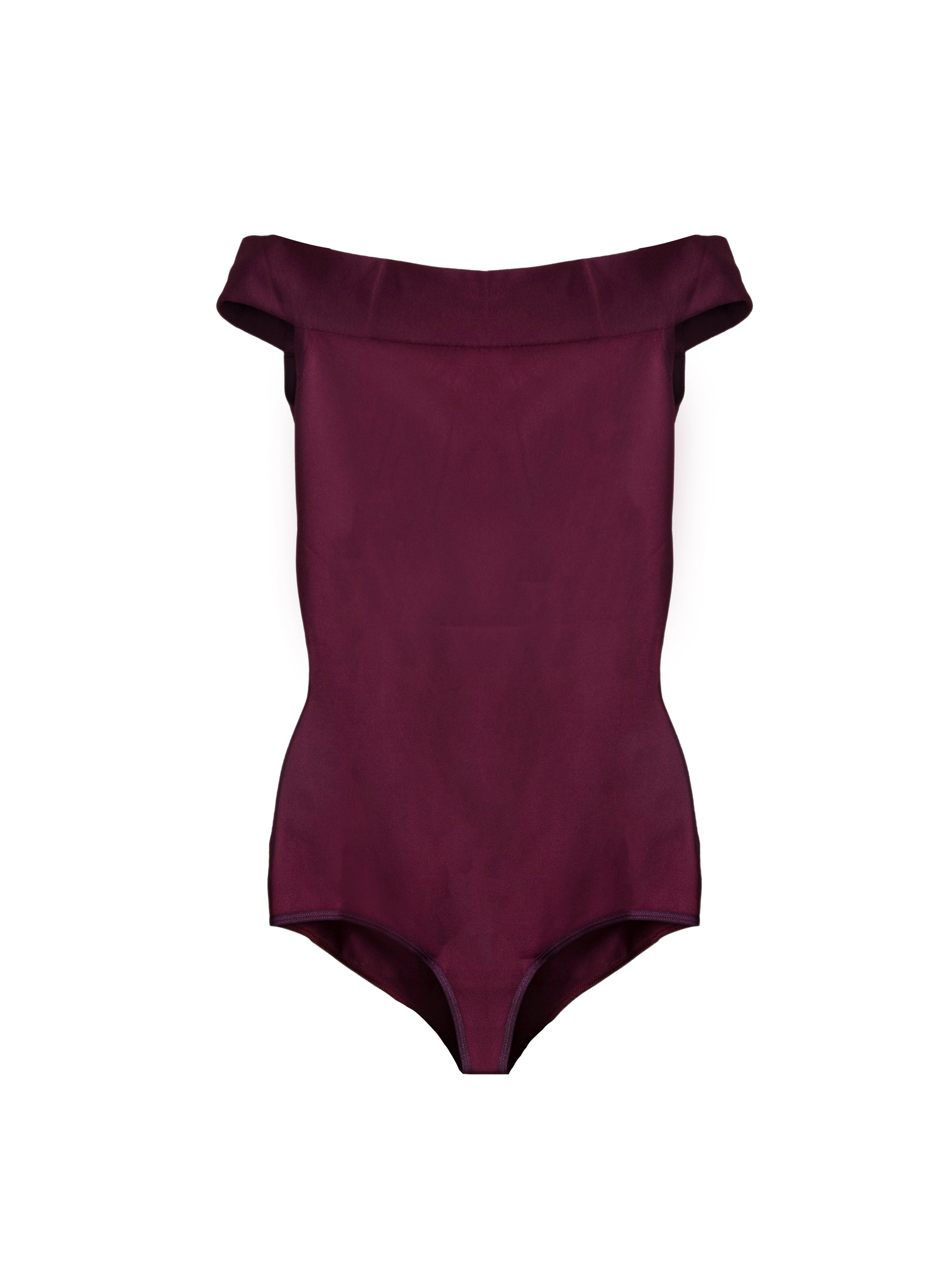 Off-shoulder bodysuit - Garnet