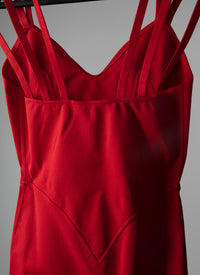 Strapless bodysuit - Scarlet