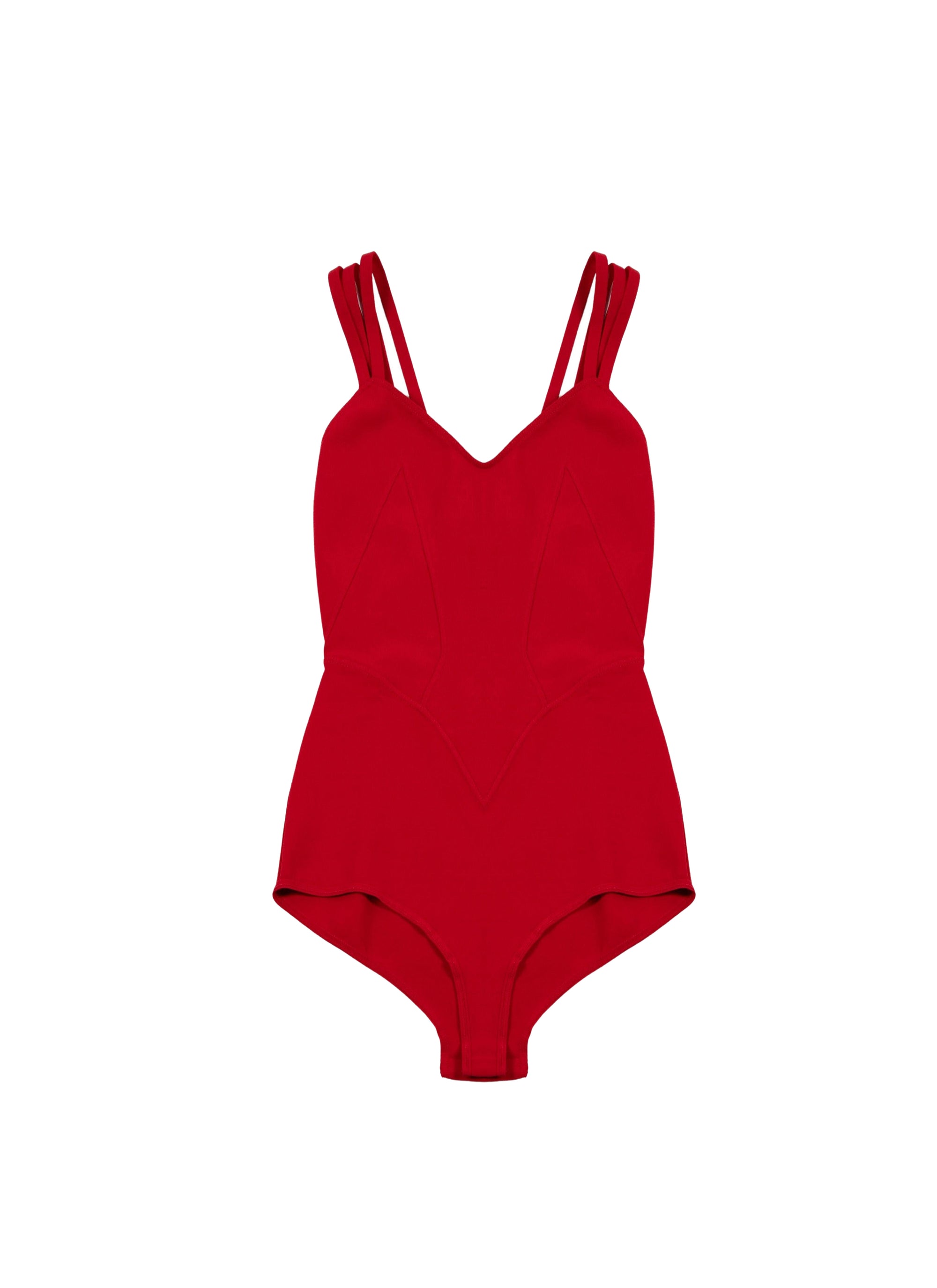 Strapless bodysuit - Scarlet