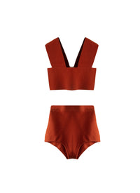 Cashmere set - Orange Red