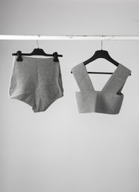 Ensemble en cachemire - Gris Chine