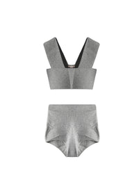 Ensemble en cachemire - Gris Chine