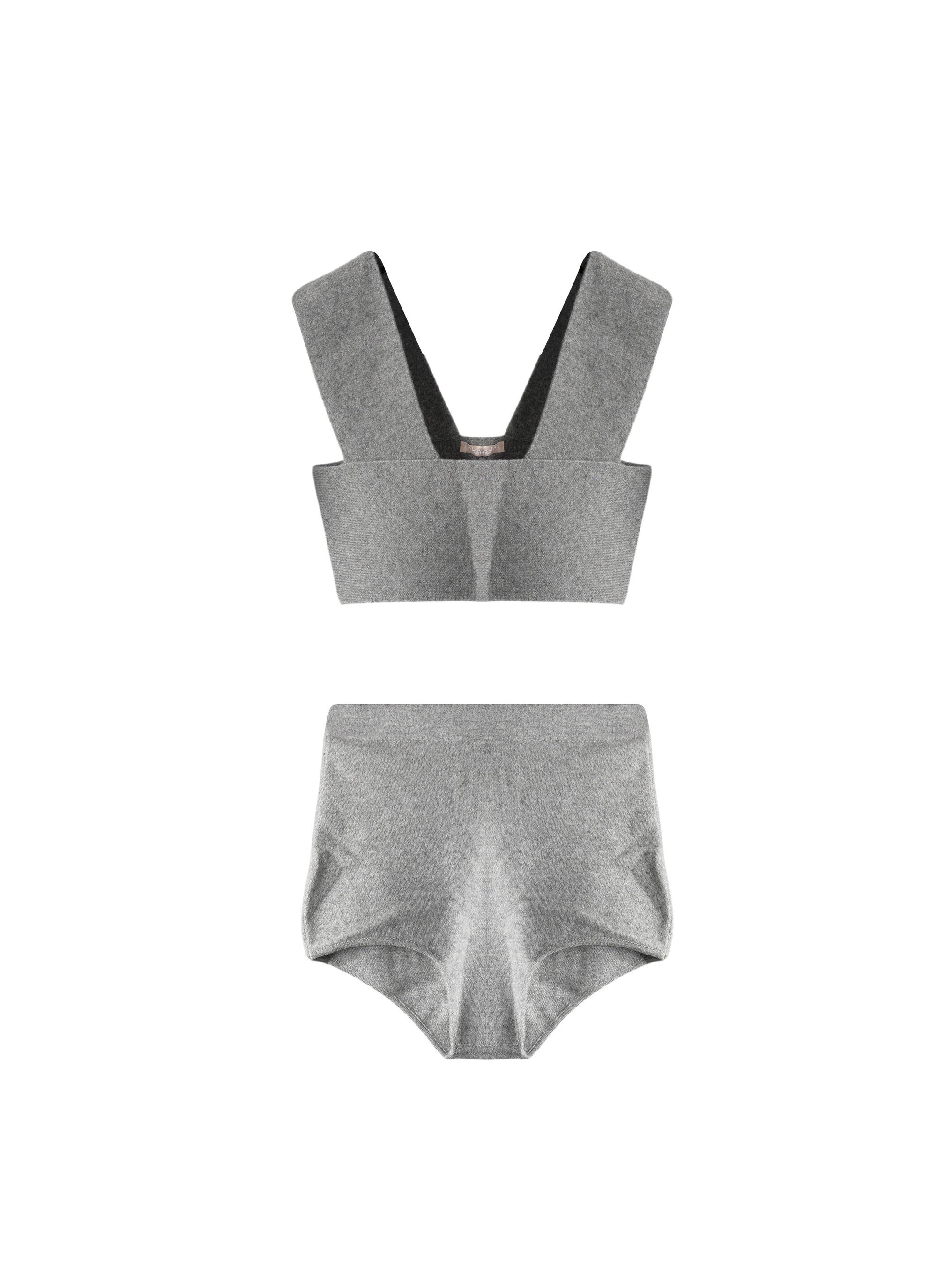 Ensemble en cachemire - Gris Chine
