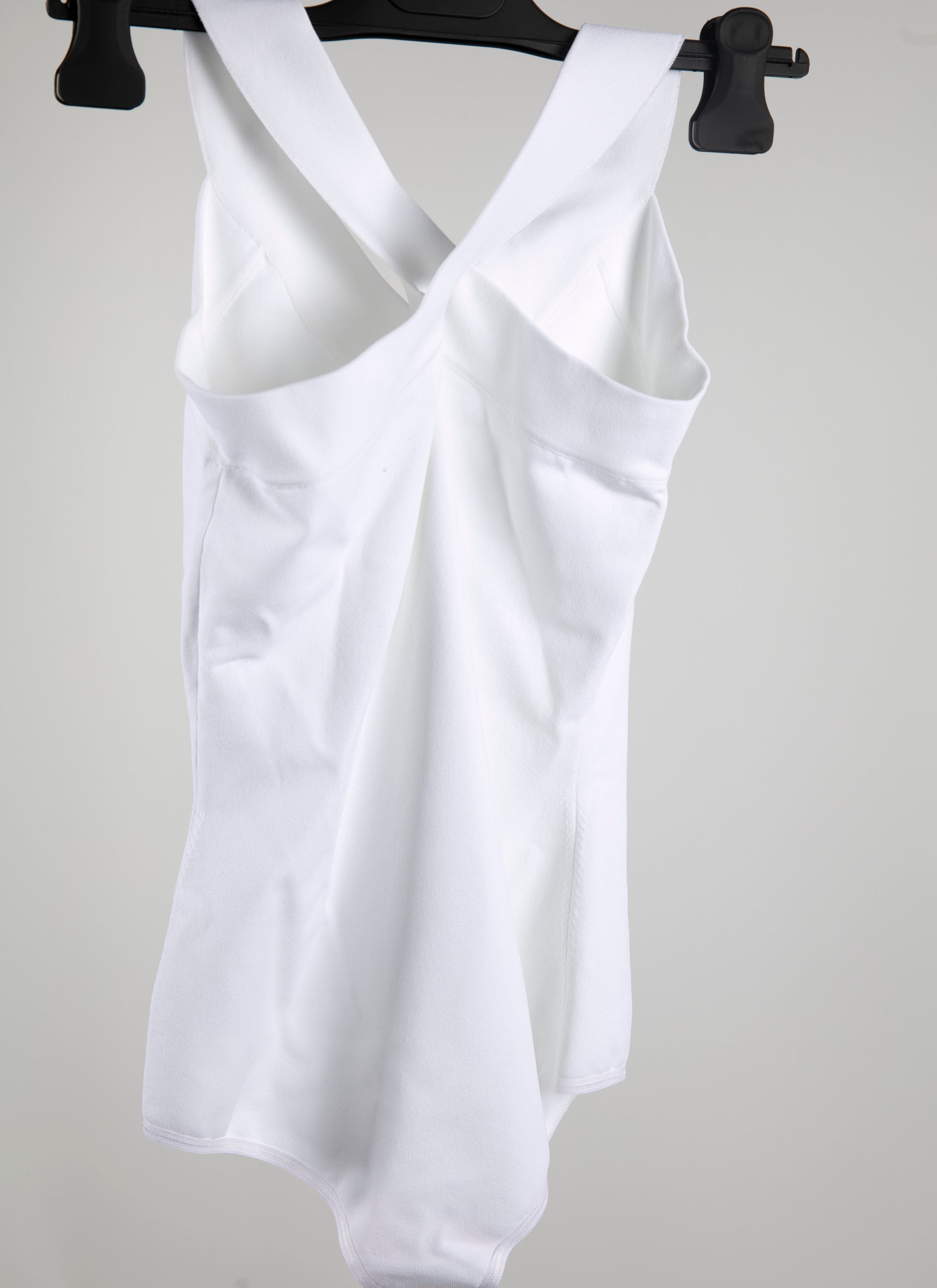 Body sans manches dos croisé - Blanc