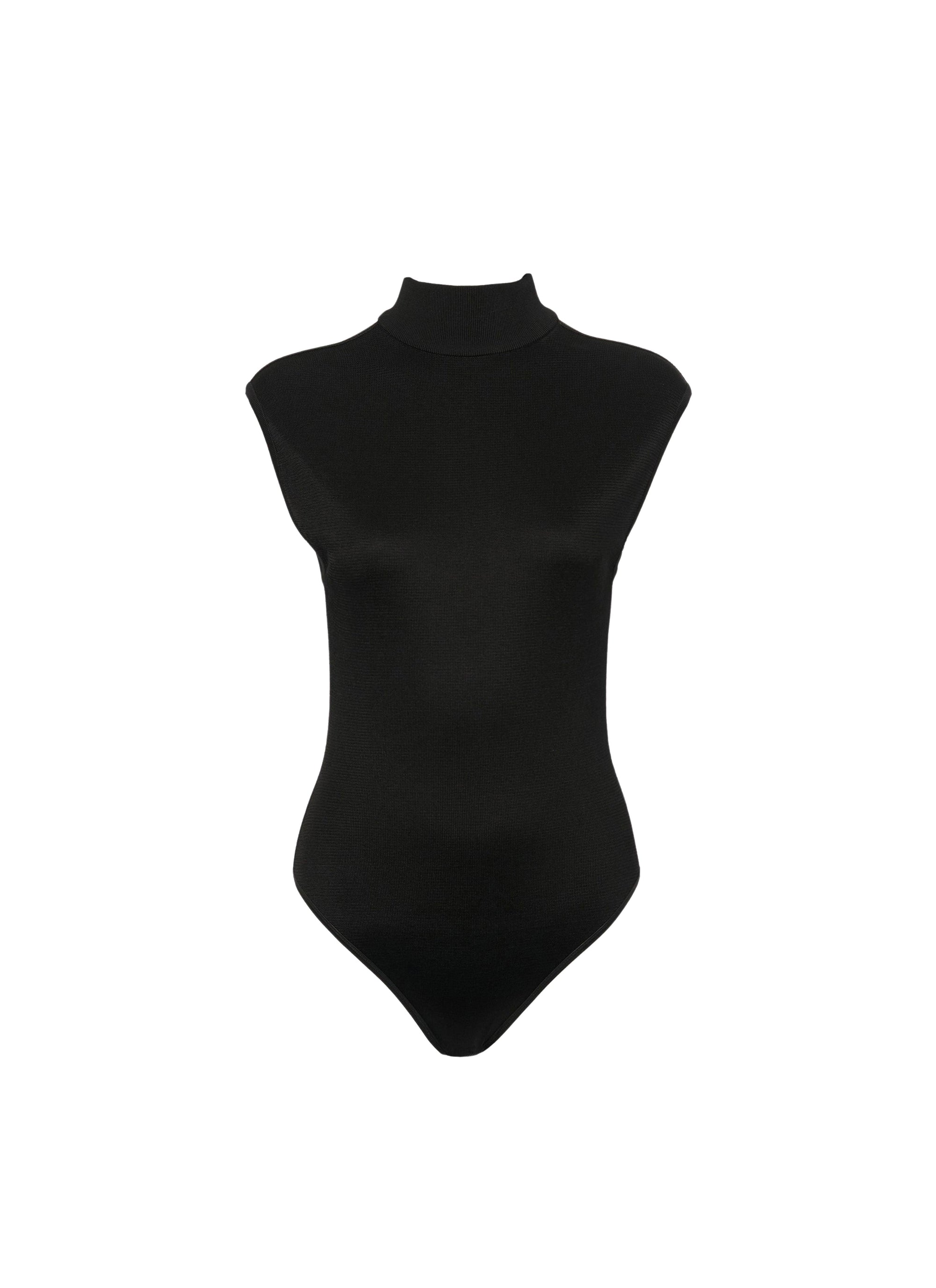 Sleeveless bodysuit - Black