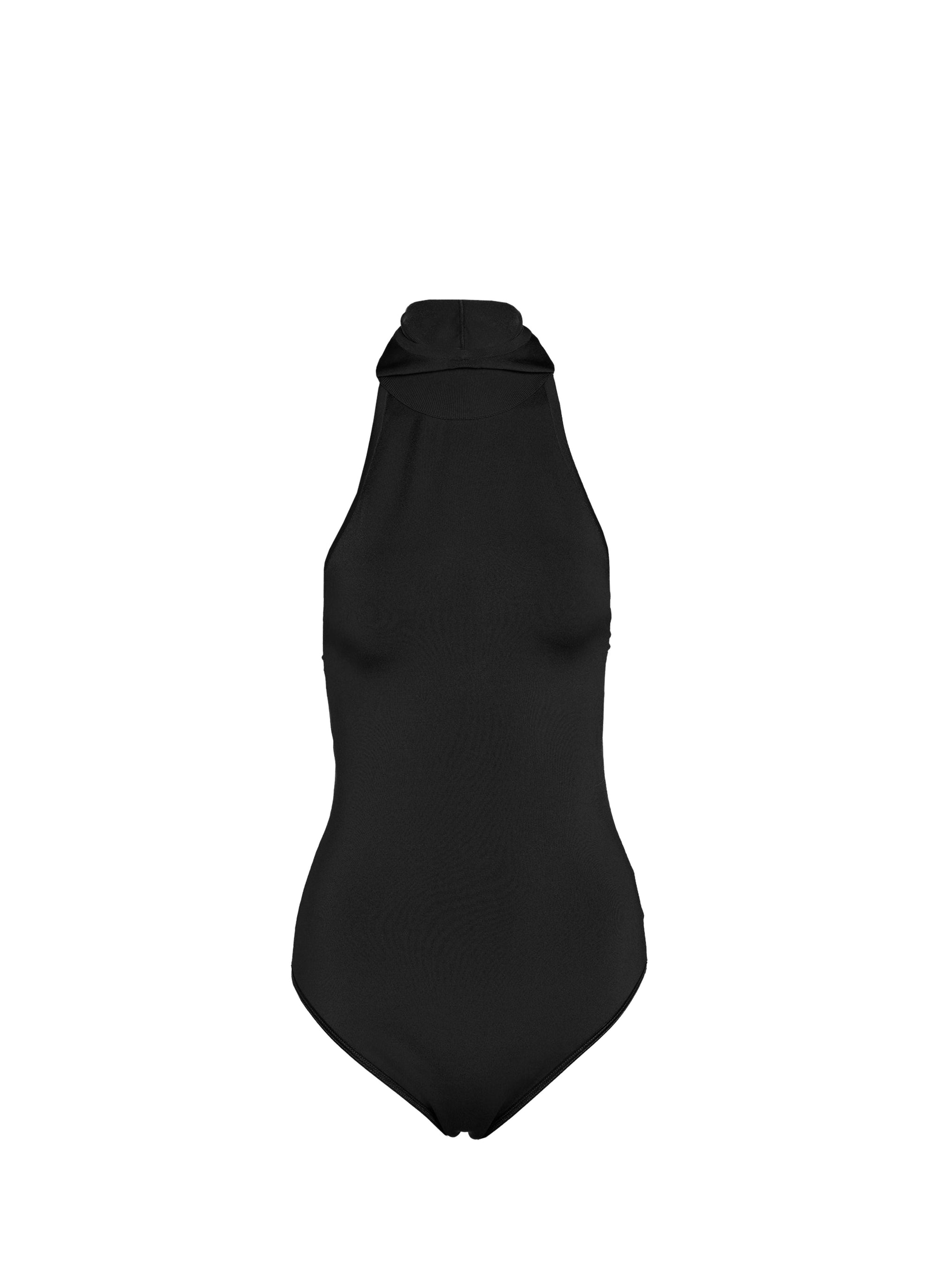 Hooded bodysuit - Alaia Black