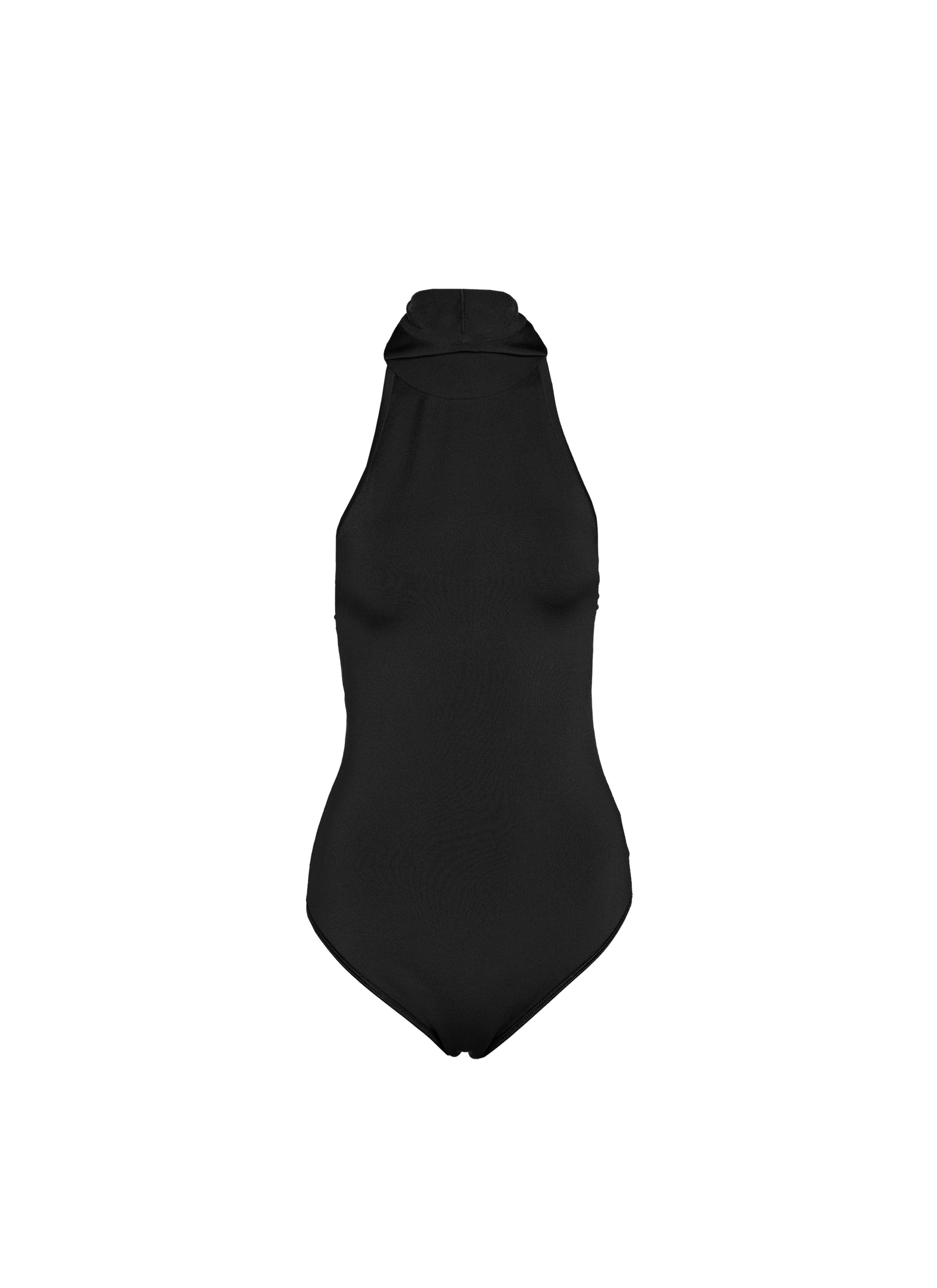 Body sans manches à capuche - Noir Alaïa