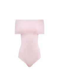 Bare Shoulders Bodysuit - Dragée Pink
