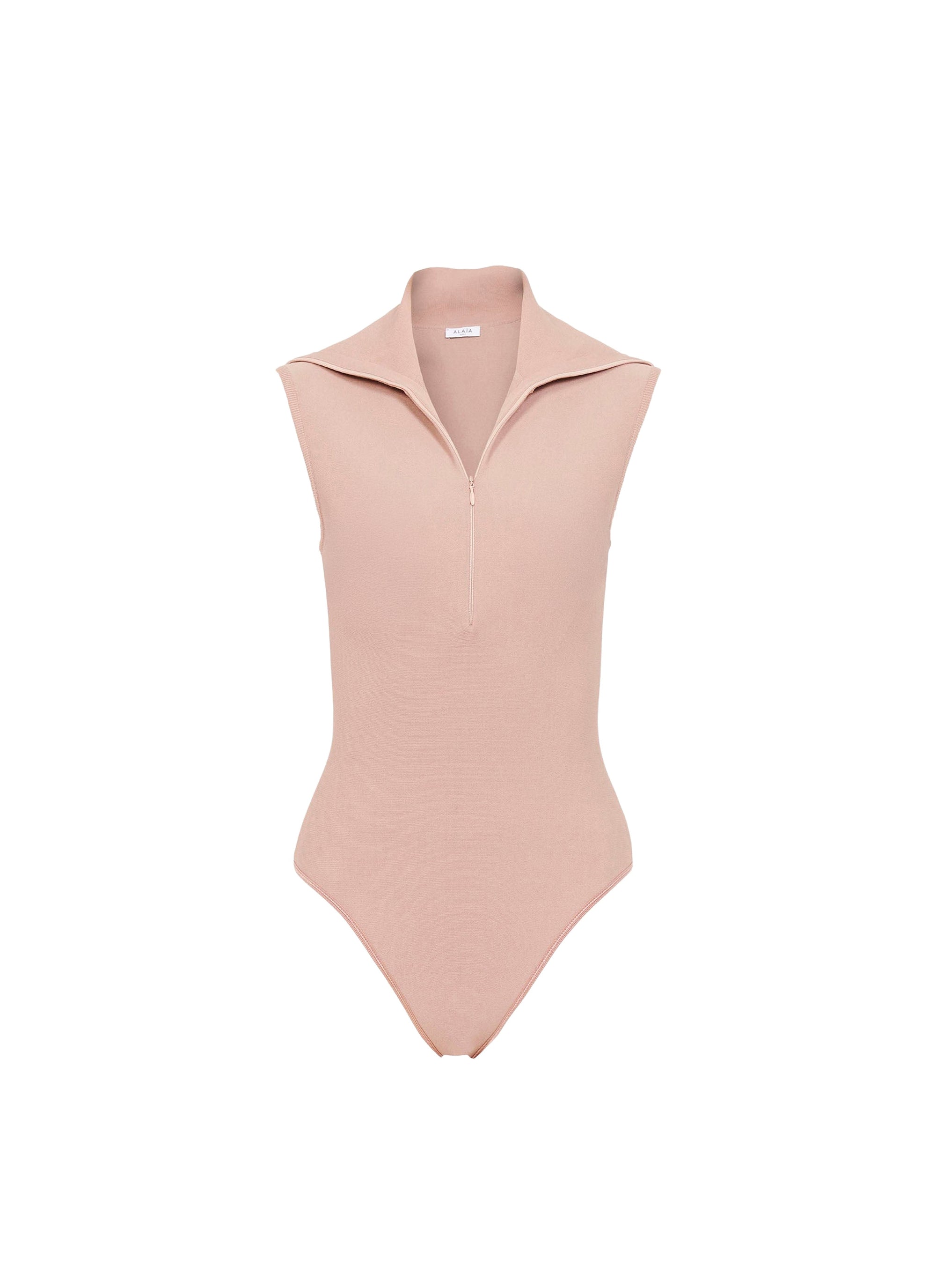 High neck bodysuit - Nude Alaïa