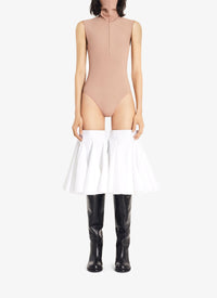 High neck bodysuit - Nude Alaïa