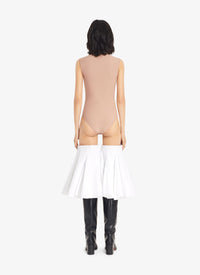 High neck bodysuit - Nude Alaïa