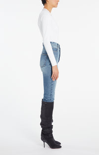 Vienna Long Sleeve Bodysuit - White