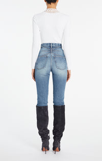 Vienna Long Sleeve Bodysuit - White