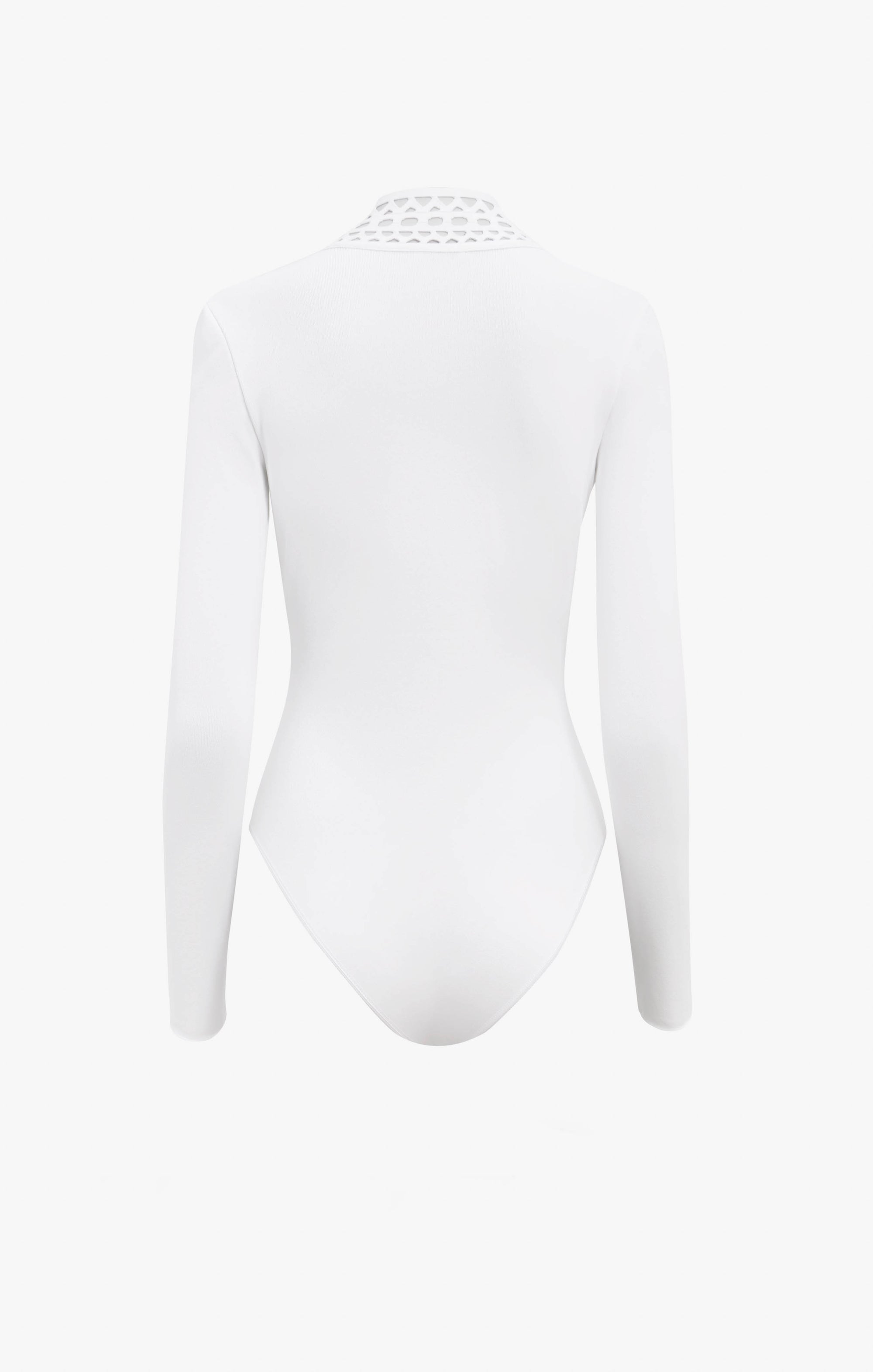 Vienna Long Sleeve Bodysuit - White