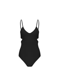 Body découpé seconde peau - Noir Alaïa