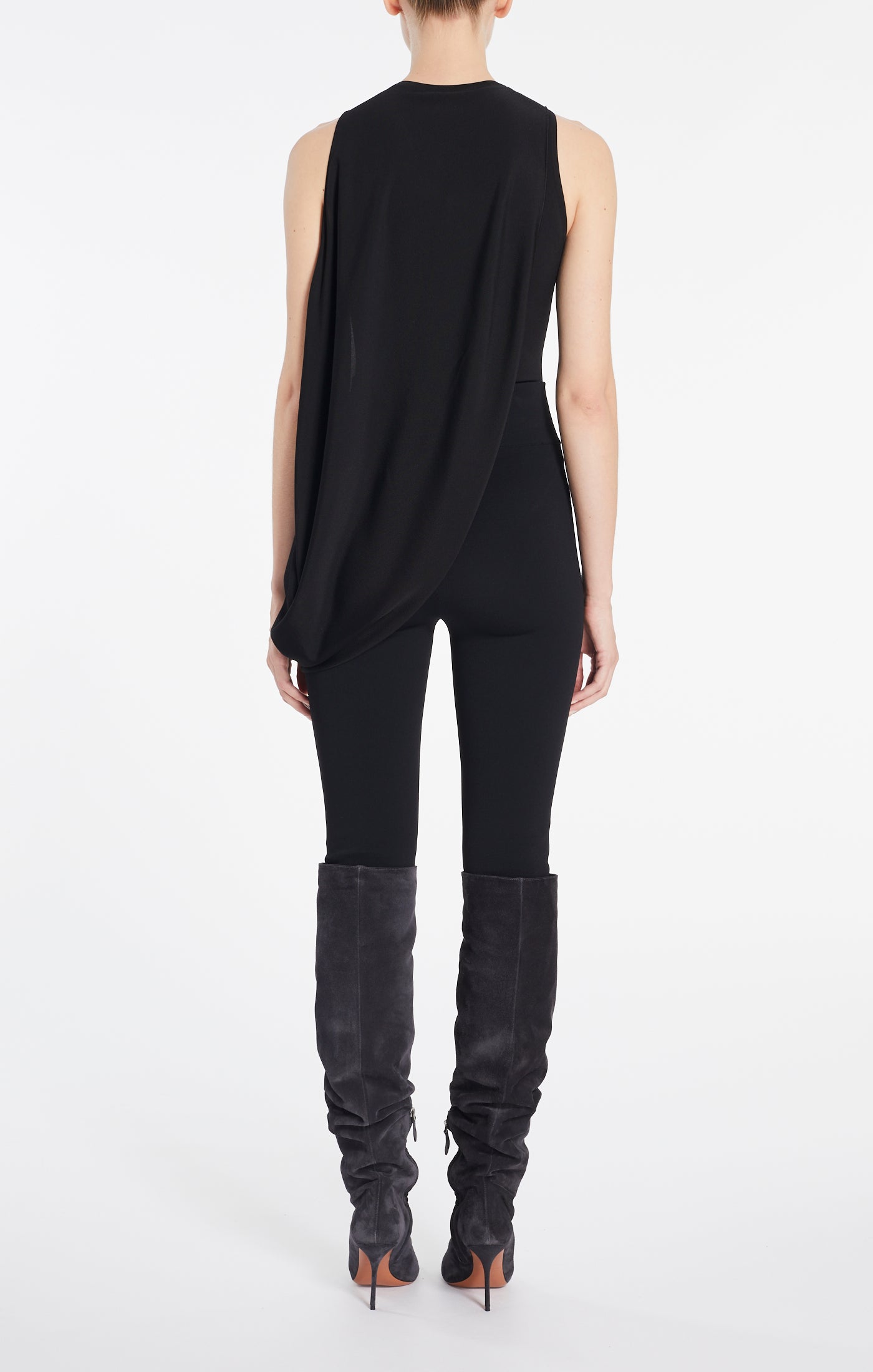 Body de soirée sans manches - Noir Alaïa